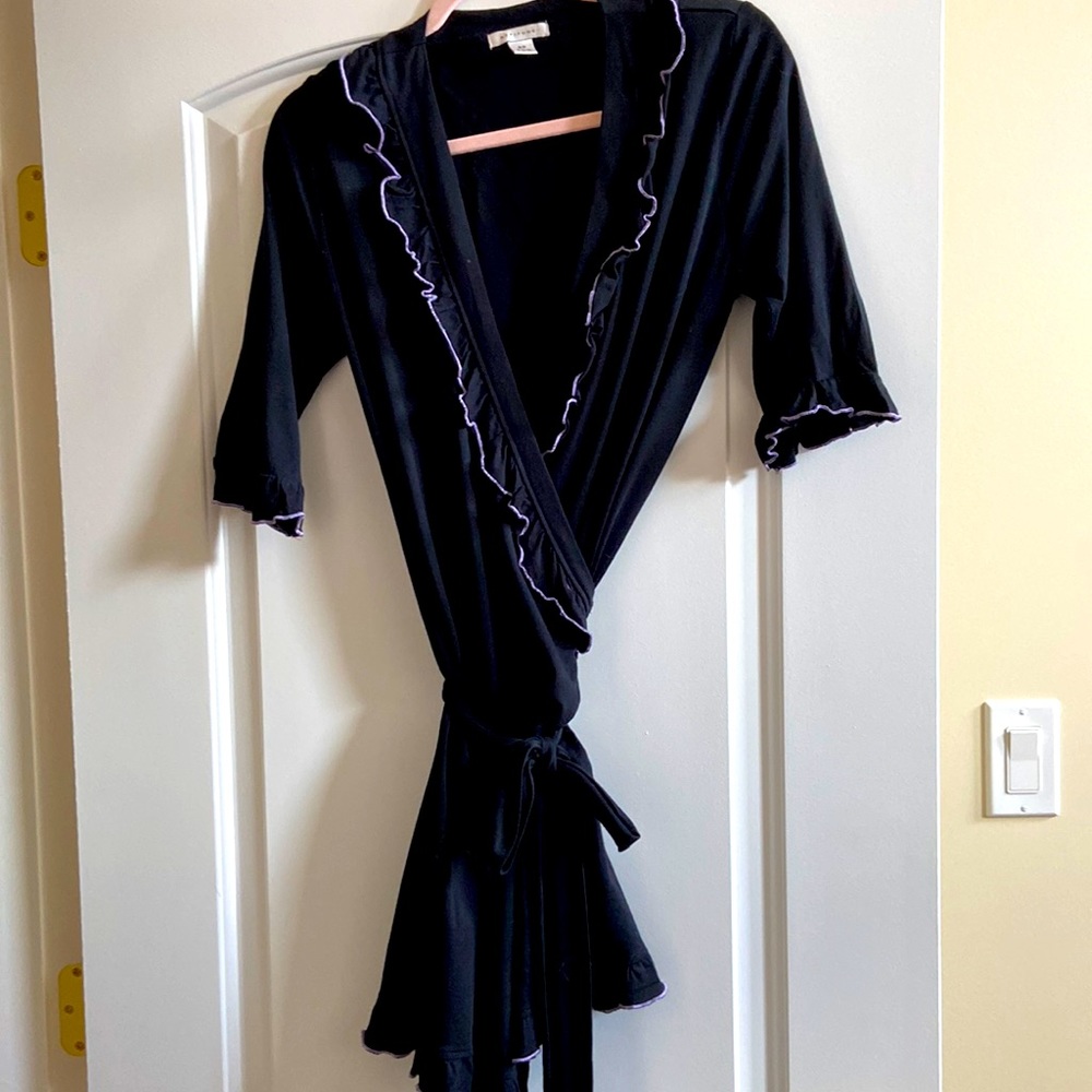 Attitude cotton blend robe in size S